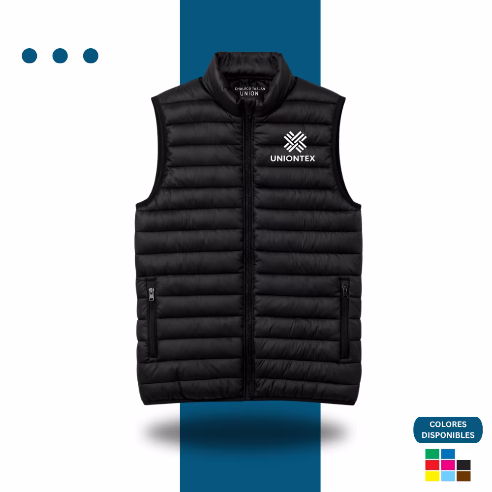 Chaleco Taslan Acolchado Impermeable Corporativo